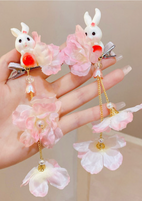 Bunny | 2 Pcs Cute Hairpin (萌兔)