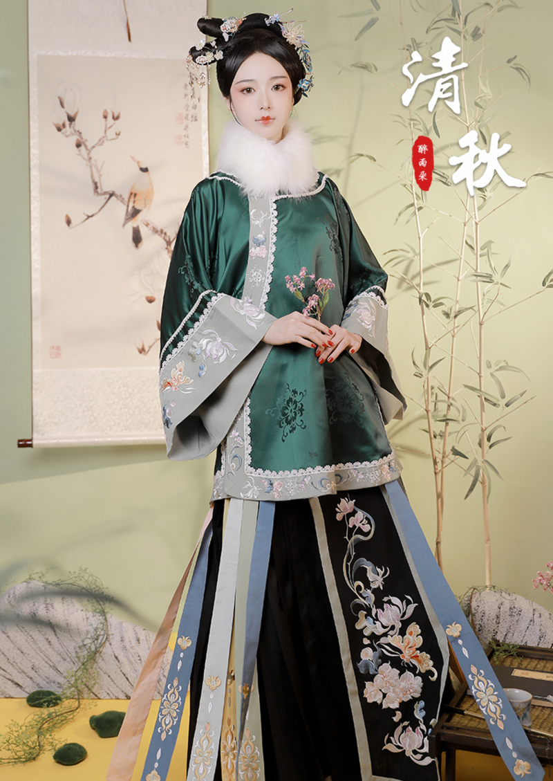 Winter Pine | Qing Hanfu Dress (雪松) – NewMoonDance