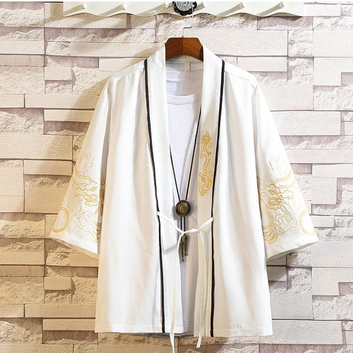 Muci | Dragon Uni-Sex Asian Robe / Kimono (暮词)