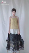 Water Sky | Modern Summer Mini Dress (天在水)