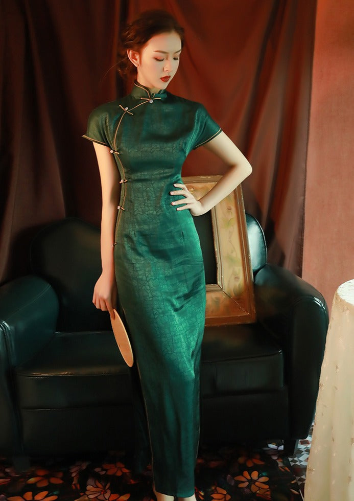 Meiling | Jasper Qipao Dress (MeilGrn01)