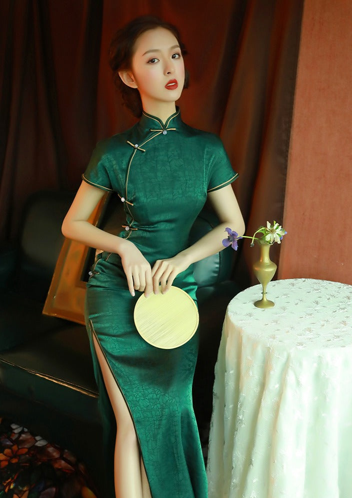 Meiling | Jasper Qipao Dress (MeilGrn01)
